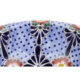 Floresa - Ovales Talavera Einbauwaschbecken