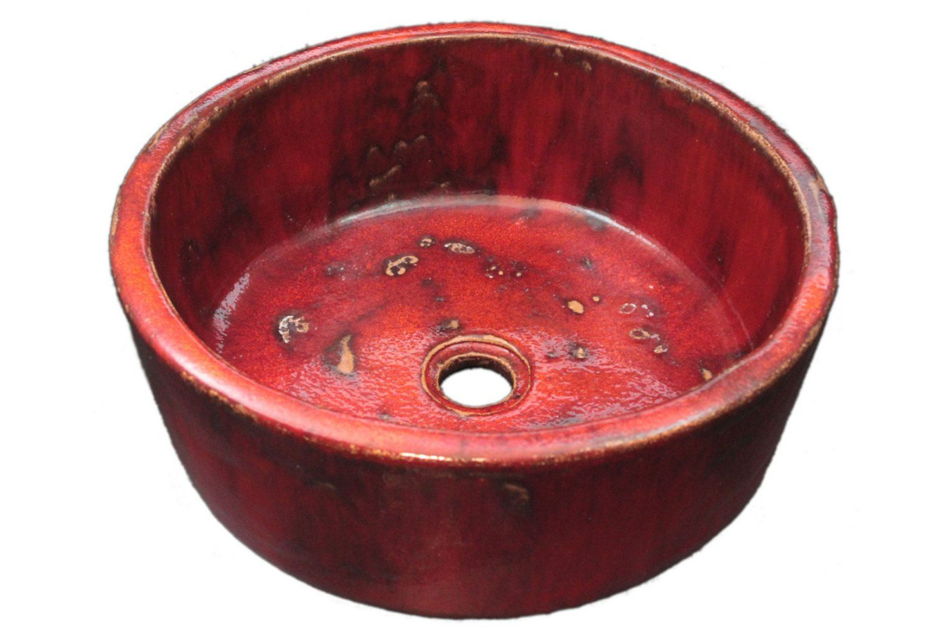 Gabriela - Rotes Keramikbecken