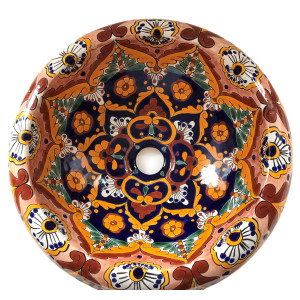 Florencia - Rundes mexikanisches Keramikbecken