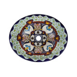 Juanetta - Mexikanisches Einbauwaschbecken Talavera