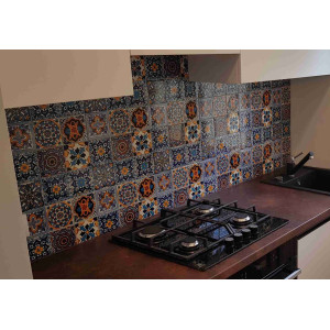 Azul - mexikanische Talavera Fliesen Küche