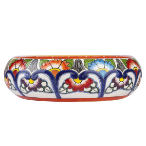Victoria  - ceramiczna umywalka zdobiona