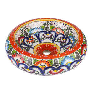 Victoria  - ceramiczna umywalka zdobiona