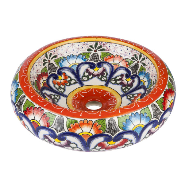 Victoria  - ceramiczna umywalka zdobiona