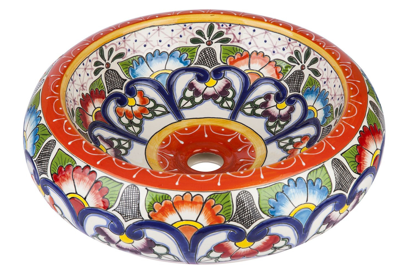 Victoria  - ceramiczna umywalka zdobiona