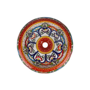 Victoria  - ceramiczna umywalka zdobiona