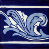 Asturias Cenefa - dekorative Fliesen - 1 Stück