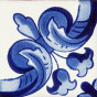 Angel - Mexikanische Fliesen Blaue 15x15 cm 
