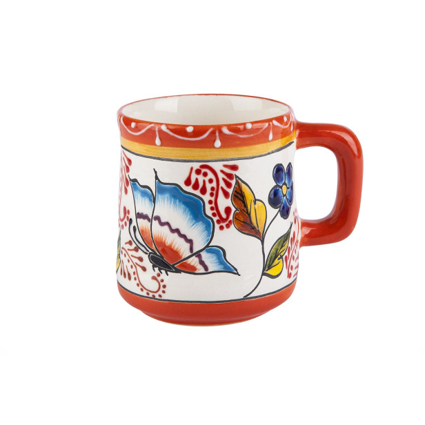 Talavera Becher - Schmetterlingsmuster