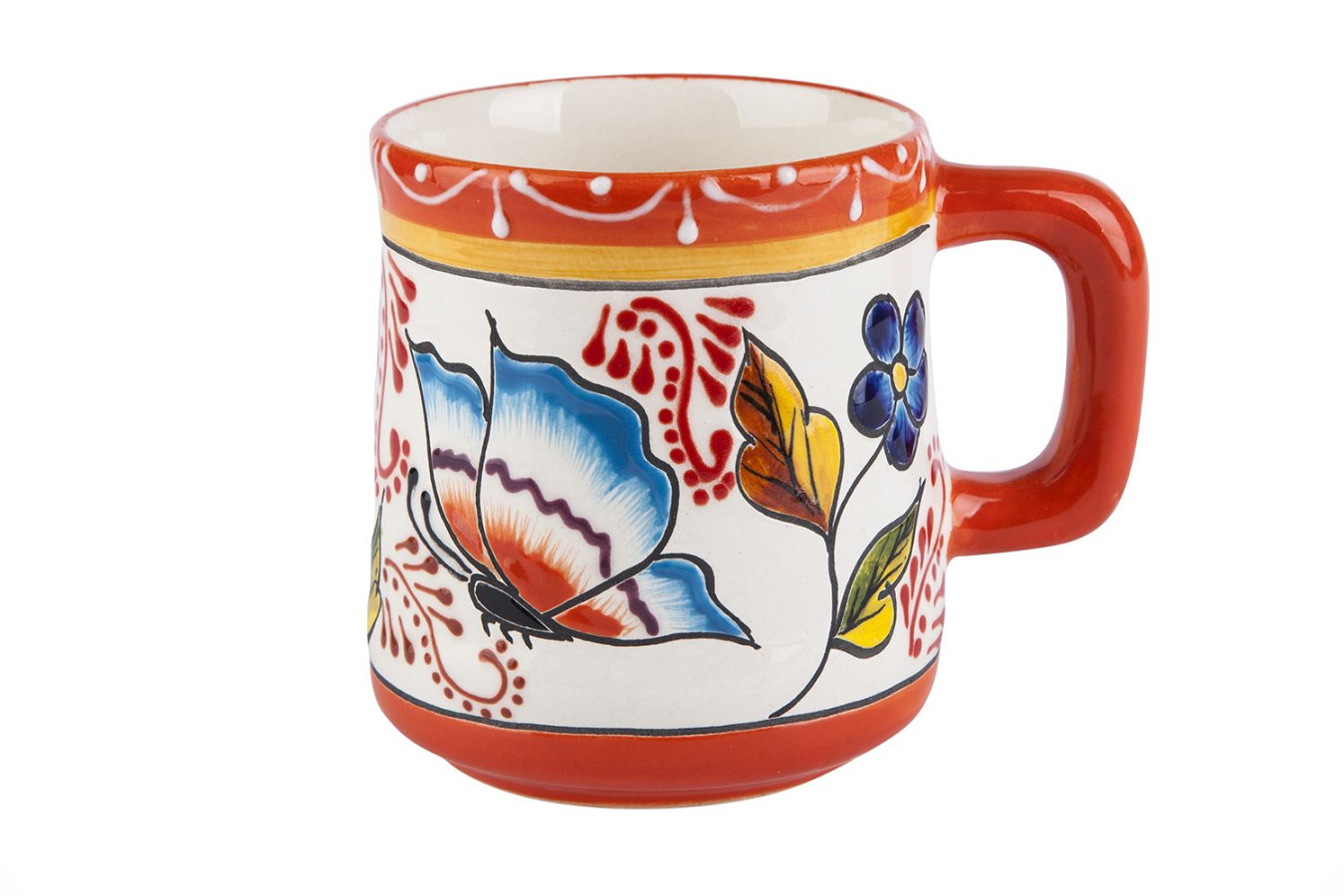 Talavera Becher - Schmetterlingsmuster