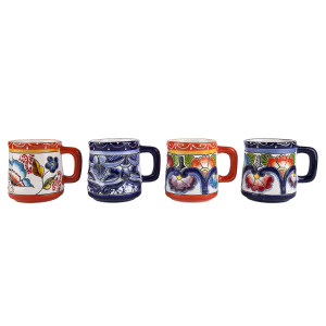 Talavera Becher - Schmetterlingsmuster