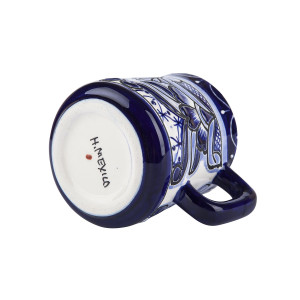 Becher Talavera - relief, kobaltfarben - 350 ml