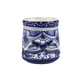 Becher Talavera - relief, kobaltfarben - 350 ml