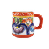 Talavera-Becher - Blumenmuster