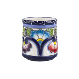 Becher Talavera - Blumenmuster - 350 ml