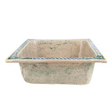 Terra - handgemachte italienische Spüle - 42 x 42