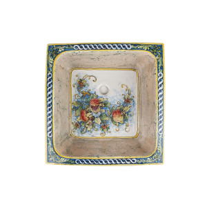 Terra - handgemachte italienische Spüle - 42 x 42