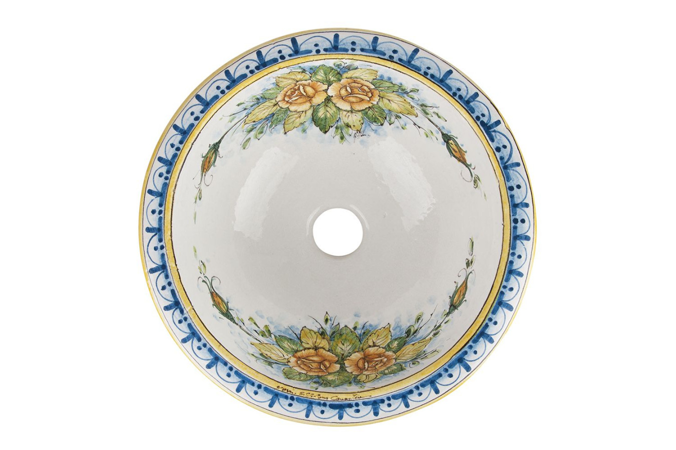 Mazzo di fiori - eine runde Spüle aus Italien