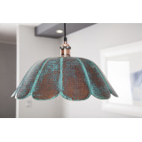 Uchuva - patinierte mexiko Lampe - reines Kupfer