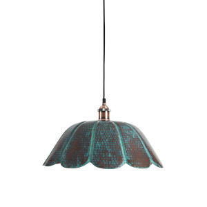 Uchuva - patinierte mexiko Lampe - reines Kupfer