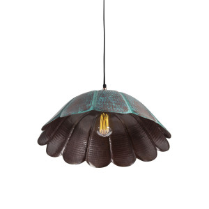 Uchuva - patinierte mexiko Lampe - reines Kupfer