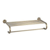 Vitorio - Messing Bord mit Handtuchhalter