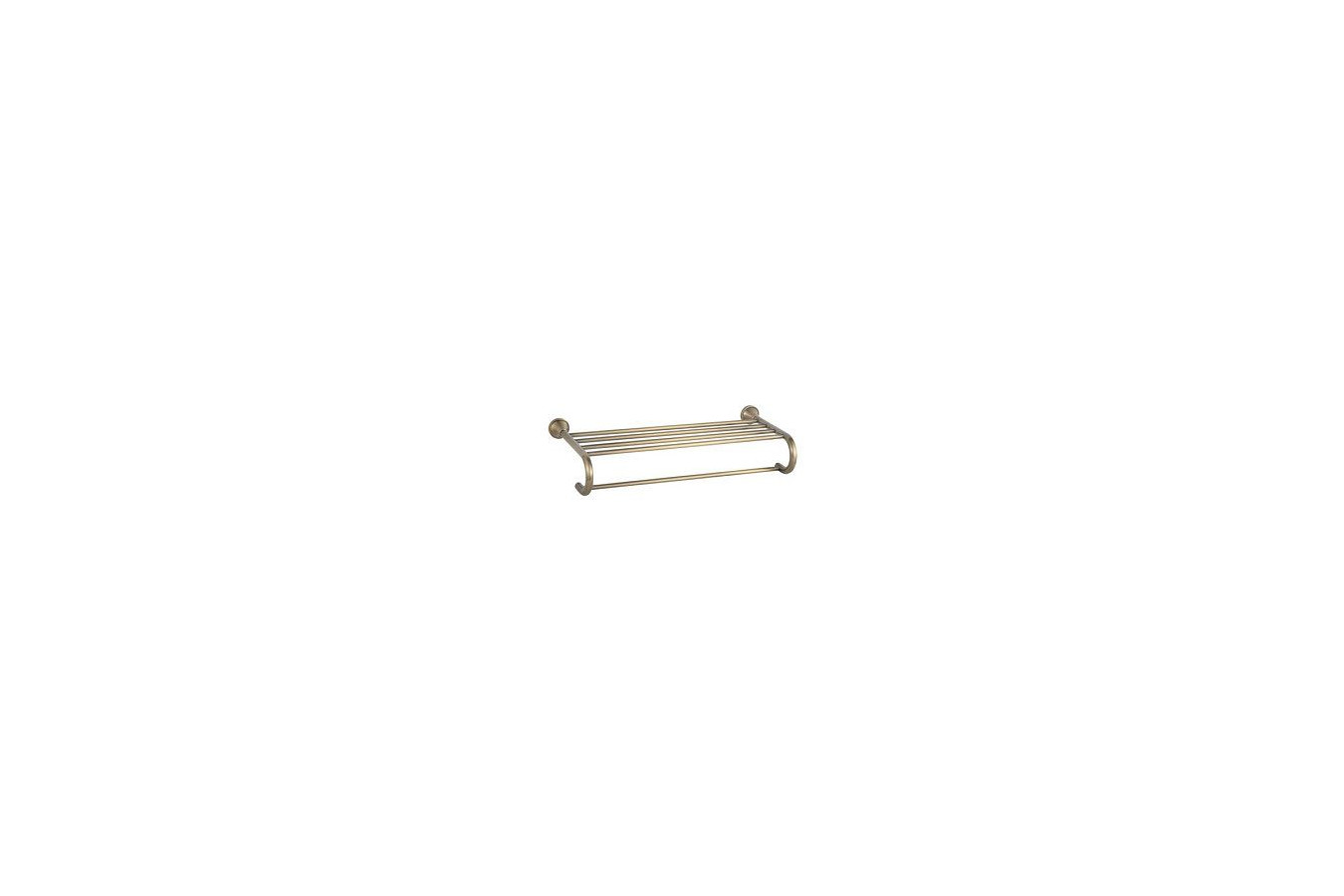 Vitorio - Messing Bord mit Handtuchhalter