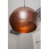 Cebolla - patinierte mexikanische Lampe - reines Kupfer