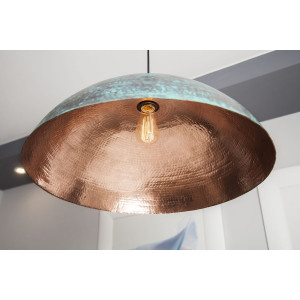Sandia Verde XL - patinierte Kupferlampe aus Mexiko