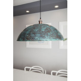 Sandia Verde XL - patinierte Kupferlampe aus Mexiko