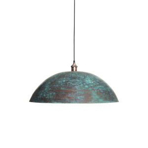 Sandia Verde XL - patinierte Kupferlampe aus Mexiko