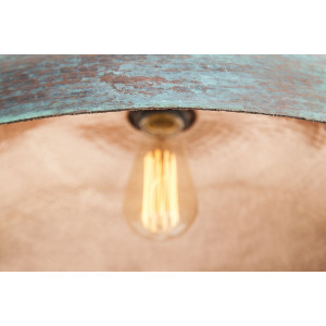 Sandia Verde XL - patinierte Kupferlampe aus Mexiko
