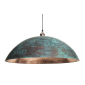 Sandia Verde XL - patinierte Kupferlampe aus Mexiko