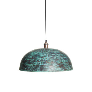 Sandia Verde - eine Kupferlampe aus Mexiko mit Patina