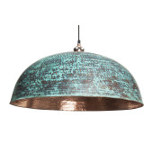 Sandia Verde - eine Kupferlampe aus Mexiko mit Patina