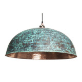 Sandia Verde - eine Kupferlampe aus Mexiko mit Patina