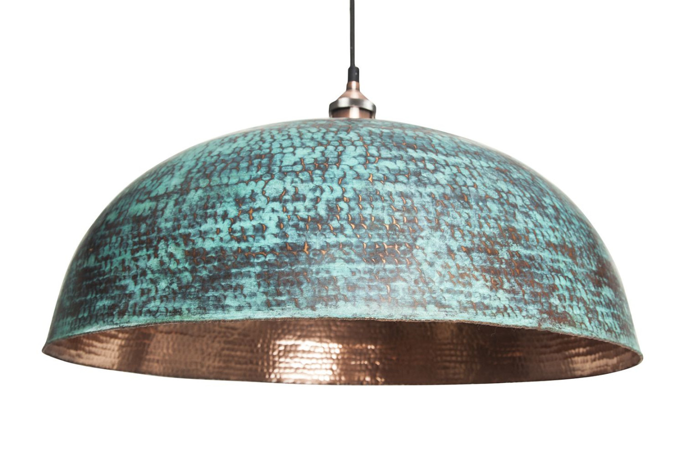 Sandia Verde - eine Kupferlampe aus Mexiko mit Patina