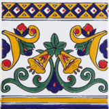 Rabia Border - Keramik-Wandfliese - 1 Stk.