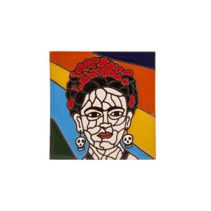 Fridas - Farbiges Patchwork im Pop-art Stil