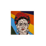 Fridas - Farbiges Patchwork im Pop-art Stil
