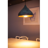Fresa Verde - dekorative Kupferlampe mit Patina überzogen