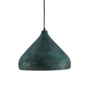 Fresa Verde - dekorative Kupferlampe mit Patina überzogen