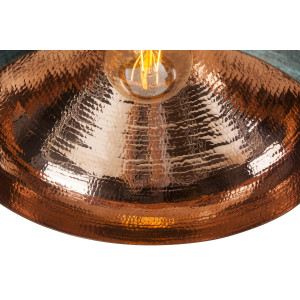 Fresa Verde - dekorative Kupferlampe mit Patina überzogen
