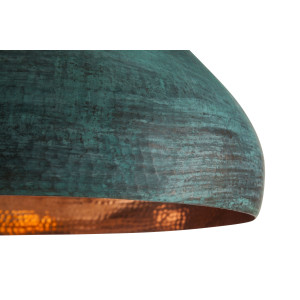 Fresa Verde - dekorative Kupferlampe mit Patina überzogen