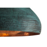 Fresa Verde - dekorative Kupferlampe mit Patina überzogen