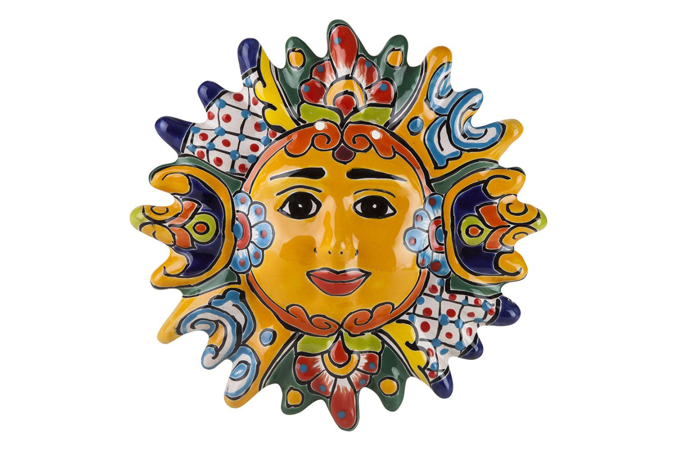 Sonne  handgemalt aus Mexiko - 32 cm