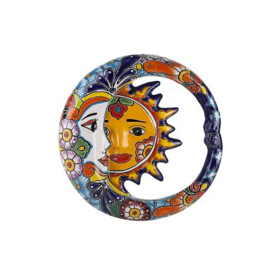 Keramische Dekoration - mexikanische Ellipse - 37 cm