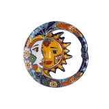 Keramische Dekoration - mexikanische Ellipse - 37 cm