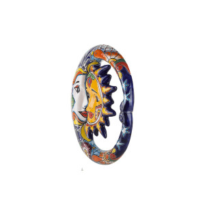 Keramische Dekoration - mexikanische Ellipse - 37 cm