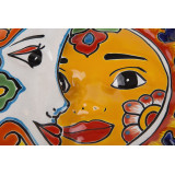 Keramische Dekoration - mexikanische Ellipse - 37 cm